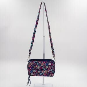 Vera Bradley Disney Sensational Mickey Ditsy RFID All-in-One Crossbody